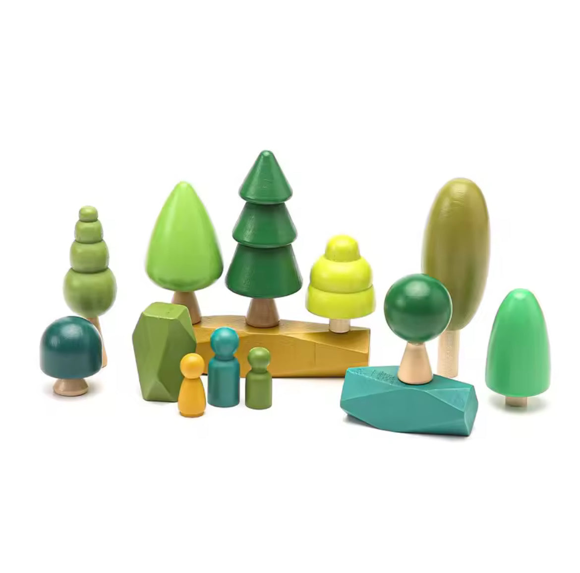 Wooden Forest Play Set